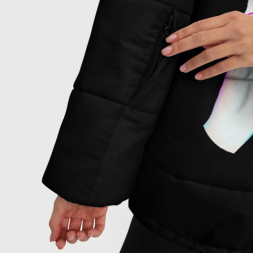 Женская зимняя куртка ГОДЖО САТОРУ GOJO SATORU / 3D-Черный – фото 5