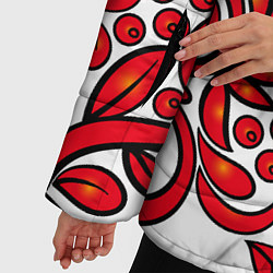 Куртка зимняя женская ХОХЛОМА, цвет: 3D-черный — фото 2