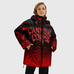 Куртка зимняя женская CANNIBAL CORPSE, цвет: 3D-черный — фото 2
