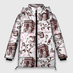 Куртка зимняя женская Париж Paris, цвет: 3D-светло-серый