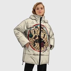 Куртка зимняя женская CUPHEAD, цвет: 3D-черный — фото 2