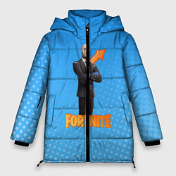 Куртка зимняя женская Fortnite - Stonks, цвет: 3D-черный