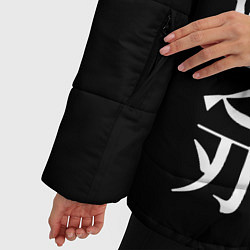 Куртка зимняя женская МАСКА ТАНДЖИРО TANJIRO MASK, цвет: 3D-светло-серый — фото 2