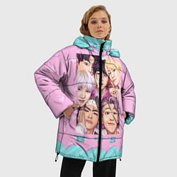 Куртка зимняя женская BTS совместный портрет арт, цвет: 3D-черный — фото 2