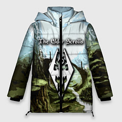 Куртка зимняя женская The Elder Scrolls Skyrim, цвет: 3D-черный