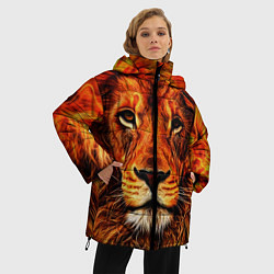 Куртка зимняя женская LION, цвет: 3D-красный — фото 2