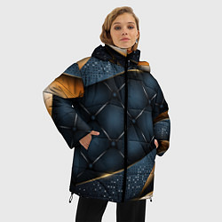 Куртка зимняя женская 3D VERSACE VIP GOLD, цвет: 3D-красный — фото 2