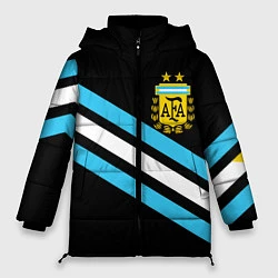 Куртка зимняя женская Сборная Аргентины, цвет: 3D-черный