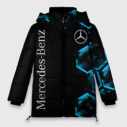 Куртка зимняя женская Mercedes Мерседес Неон, цвет: 3D-черный