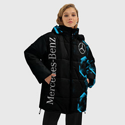 Куртка зимняя женская Mercedes Мерседес Неон, цвет: 3D-красный — фото 2