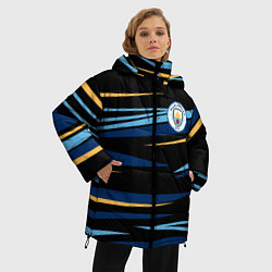 Куртка зимняя женская МАНЧЕСТЕР СИТИ MANCHESTER, цвет: 3D-черный — фото 2