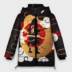 Куртка зимняя женская Ниндзя Япония, цвет: 3D-черный