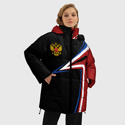 Куртка зимняя женская РОССИЯ RUSSIA UNIFORM, цвет: 3D-красный — фото 2