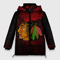 Куртка зимняя женская CHICAGO NHL, цвет: 3D-красный