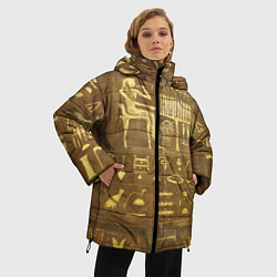 Куртка зимняя женская Настенная живопись, цвет: 3D-светло-серый — фото 2