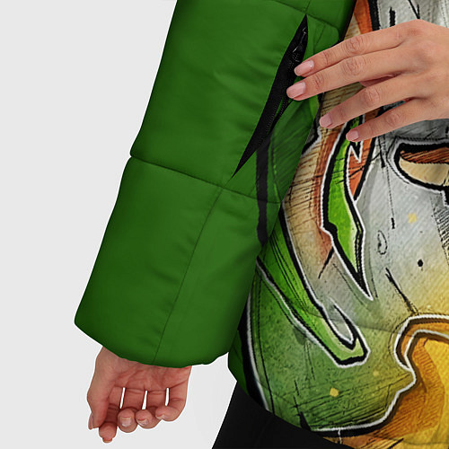 Женская зимняя куртка Киллуа золдик и Гон хантер / 3D-Черный – фото 5