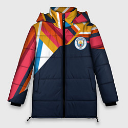 Куртка зимняя женская МАНЧЕСТЕР СИТИ 2021, цвет: 3D-светло-серый