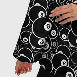 Куртка зимняя женская Пул-8, цвет: 3D-черный — фото 2