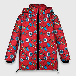 Куртка зимняя женская Кривляка, цвет: 3D-черный