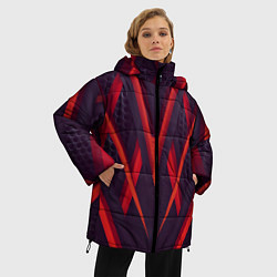 Куртка зимняя женская СПОРТ ЛИНИИ 3D, цвет: 3D-светло-серый — фото 2