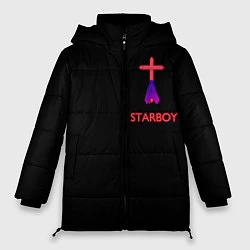 Куртка зимняя женская STARBOY - The Weeknd, цвет: 3D-красный