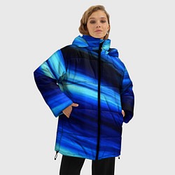 Куртка зимняя женская Морской, цвет: 3D-черный — фото 2