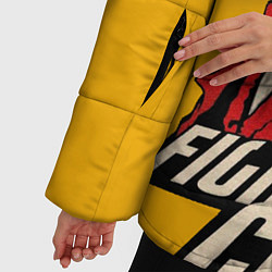 Куртка зимняя женская Бойцовский Клуб Три личности, цвет: 3D-светло-серый — фото 2