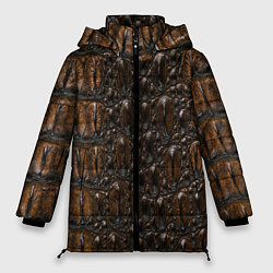 Куртка зимняя женская Рептилоид, цвет: 3D-черный