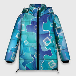 Куртка зимняя женская Вода со льдом, цвет: 3D-черный