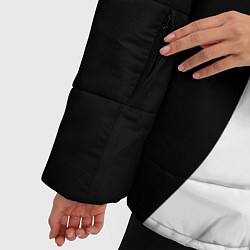 Куртка зимняя женская Привидение, цвет: 3D-черный — фото 2