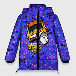 Куртка зимняя женская Грифф Griff Brawl Stars, цвет: 3D-черный