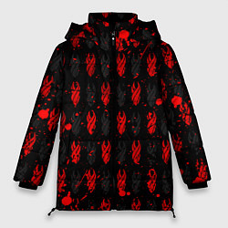 Куртка зимняя женская DEAD SPACE МЁРТВЫЙ КОСМОС, цвет: 3D-черный
