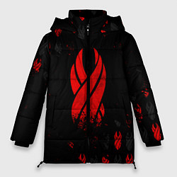 Куртка зимняя женская DEAD SPACE ОБЕЛИСК, цвет: 3D-красный