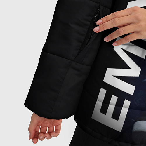 Женская зимняя куртка EMINEM / 3D-Черный – фото 5