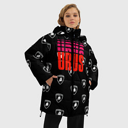 Куртка зимняя женская Ламборджини, цвет: 3D-черный — фото 2