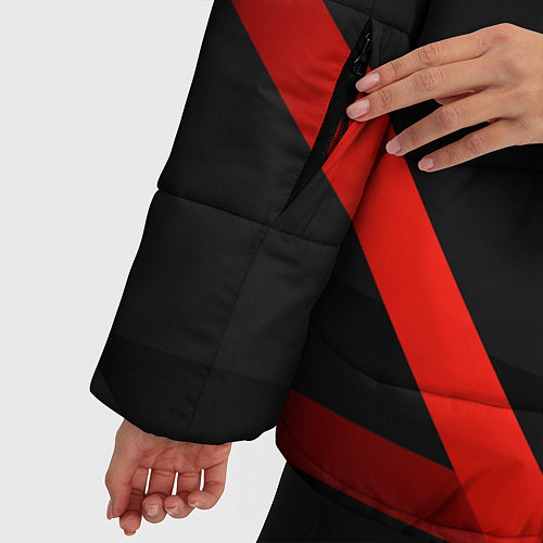 Женская зимняя куртка TOYOTA LINES / 3D-Черный – фото 5