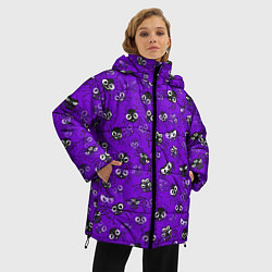 Куртка зимняя женская Вредные паучки, цвет: 3D-черный — фото 2