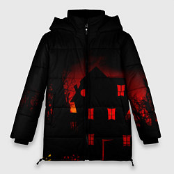 Куртка зимняя женская Дом Монстр, цвет: 3D-красный