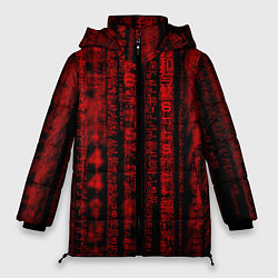 Куртка зимняя женская КРАСНАЯ МАТРИЦА, цвет: 3D-черный