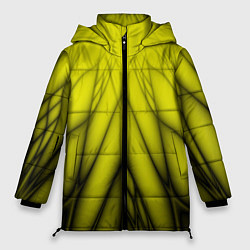 Куртка зимняя женская Абстракция 535, цвет: 3D-черный
