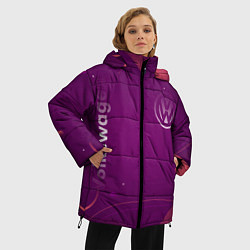 Куртка зимняя женская Volksvasen, цвет: 3D-светло-серый — фото 2