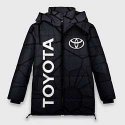 Куртка зимняя женская Toyota 3D плиты, цвет: 3D-светло-серый