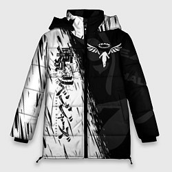 Куртка зимняя женская ТОКИЙСКИЕ МСТИТЕЛИ WALHALLA КЛАН, цвет: 3D-черный