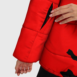 Куртка зимняя женская МАНЧЕСТЕР ЮНАЙТЕД FCMU MANCHESTER UNITED RED DEVIL, цвет: 3D-светло-серый — фото 2