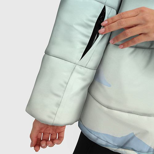 Женская зимняя куртка Чистая природа / 3D-Черный – фото 5
