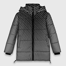 Куртка зимняя женская Шестиугольная сетка, цвет: 3D-черный