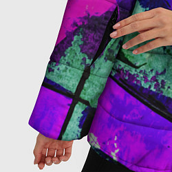 Куртка зимняя женская Фиолетово!, цвет: 3D-черный — фото 2
