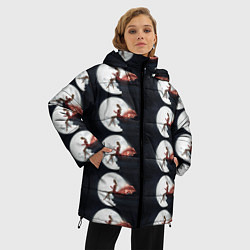 Куртка зимняя женская Лунная девушка, цвет: 3D-черный — фото 2