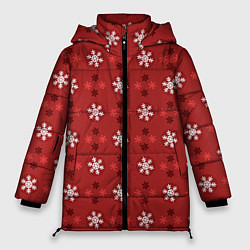 Куртка зимняя женская Snowflakes, цвет: 3D-светло-серый