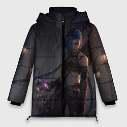 Куртка зимняя женская Дерзкая Джинкс, цвет: 3D-светло-серый